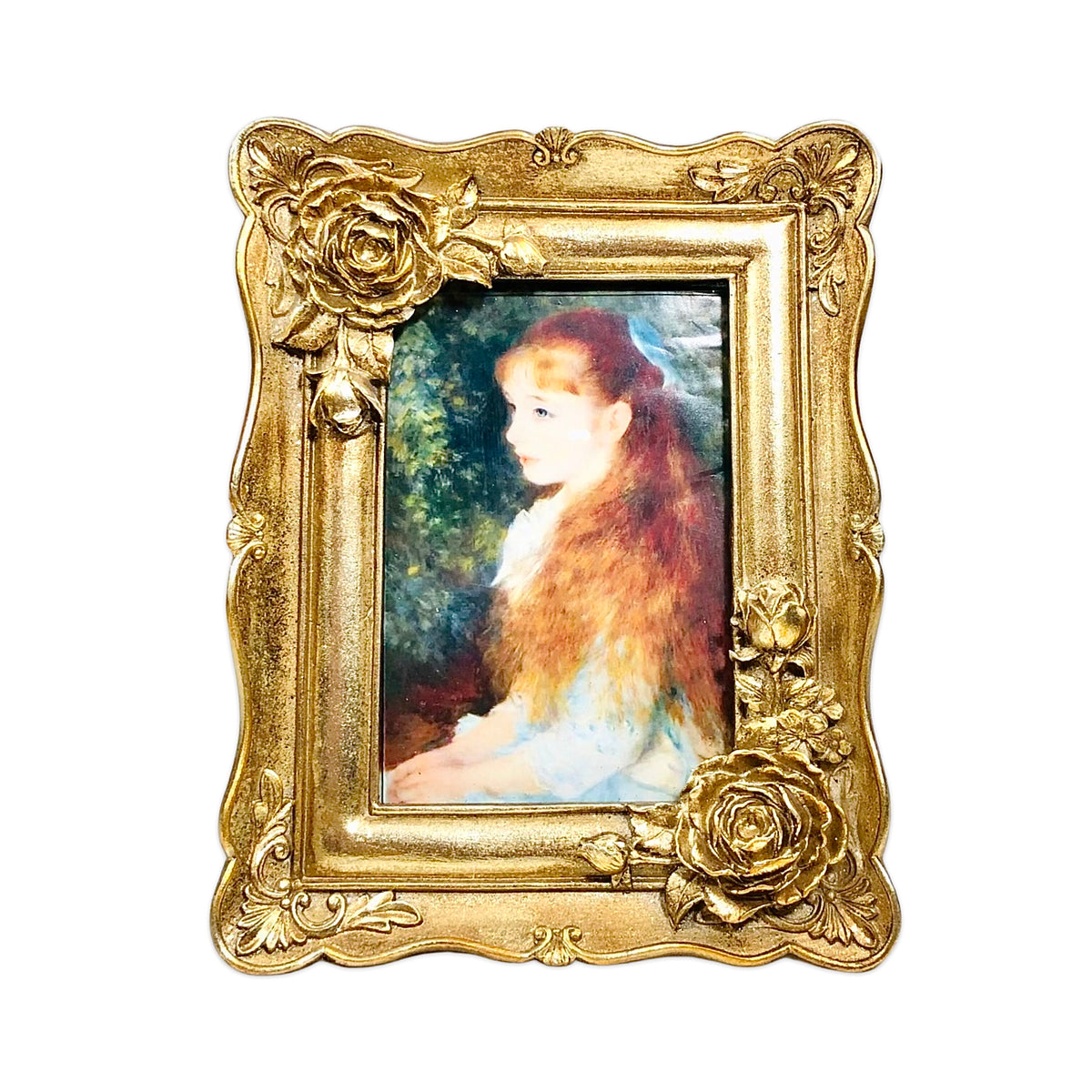 Royal Floral Gold Photo Frame