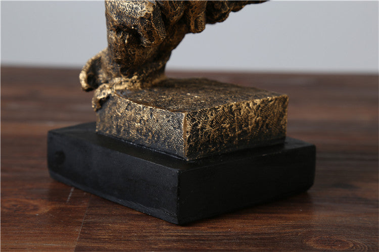 Artalife Modern face Sculpture (Copper)