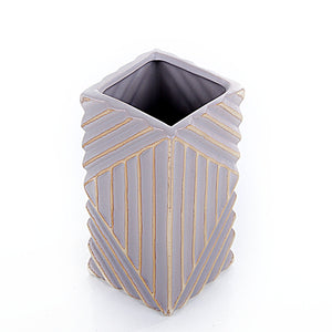 Triangle Texture Design Bath Set (Gray)