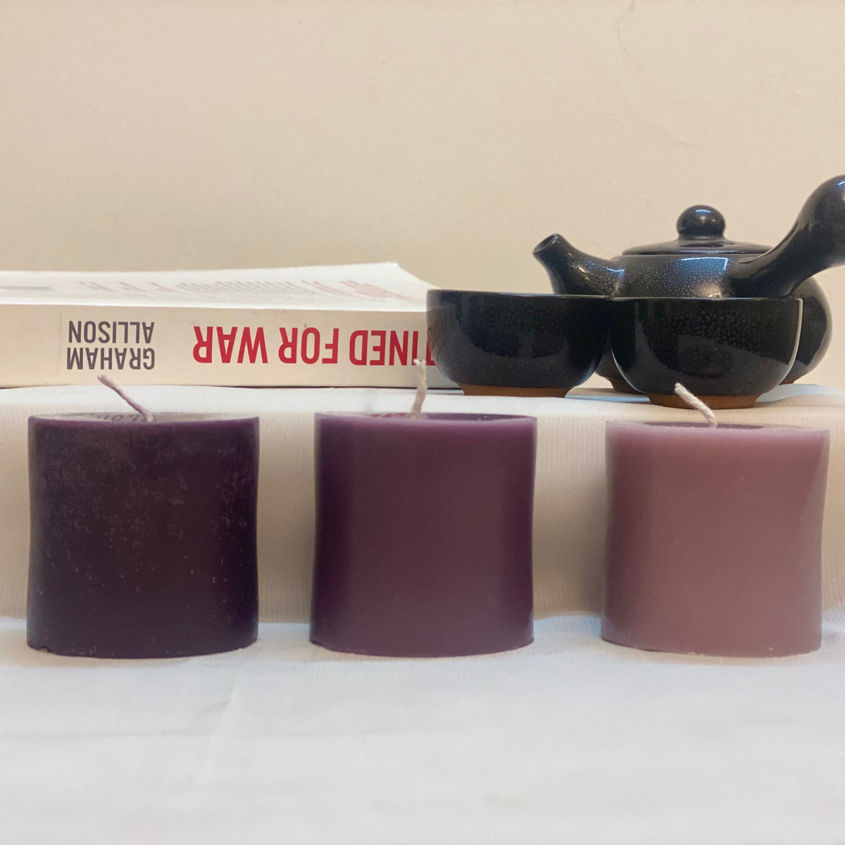 LAVANDER pillar Candle (Set of 3)