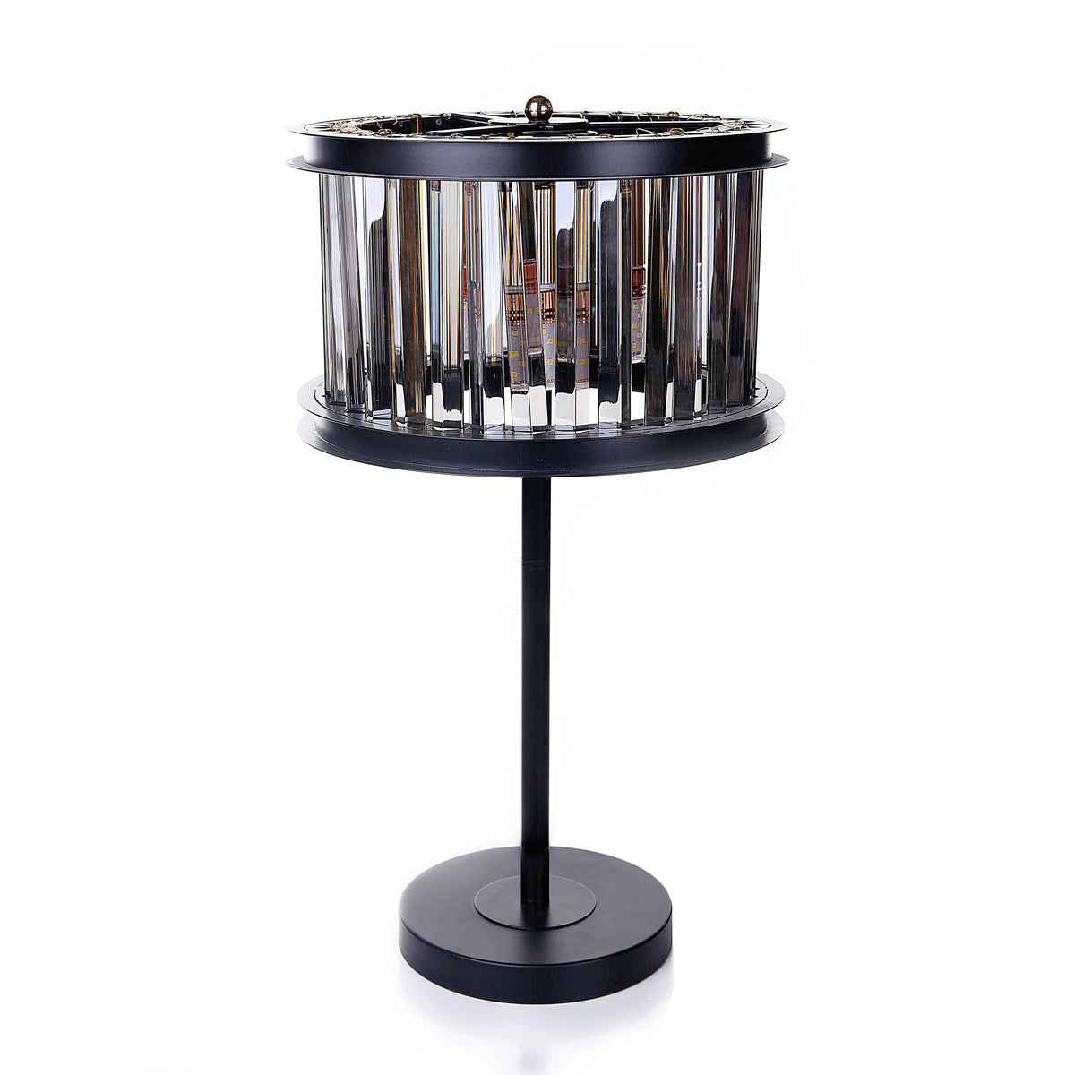 Matt Black Handeld Bars Table Lamps
