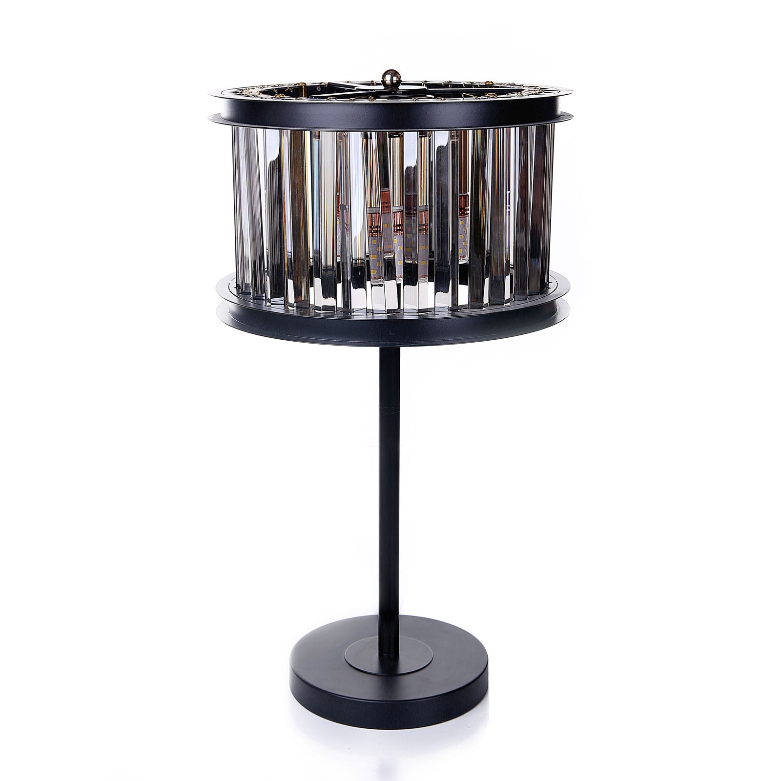 Matt Black Handeld Bars Table Lamps
