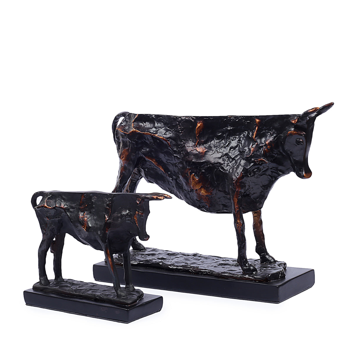 Fortune Cow Statue (Set Of 2)