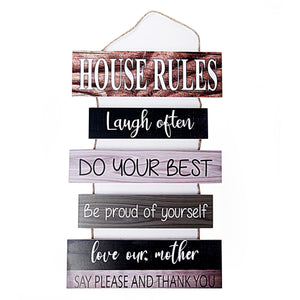 House Rules Cluster Wall Quotations