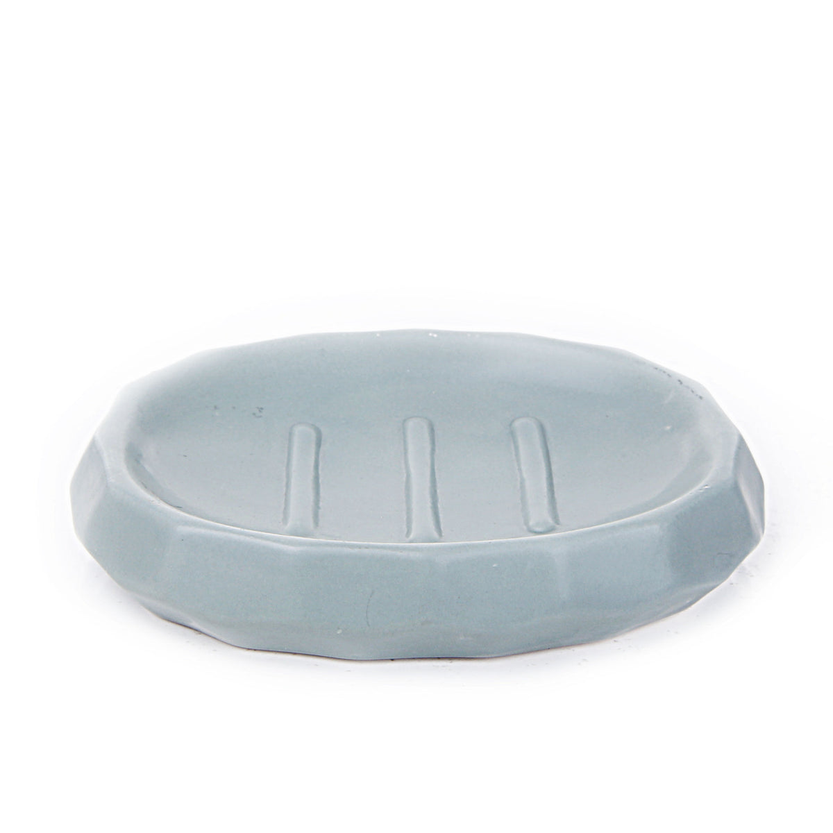 Faceted Matt Design Bathroom Set (Green)