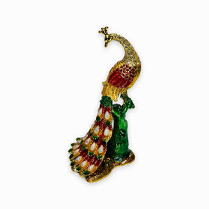 Decorative Traditional Peacock Jewelry Box
