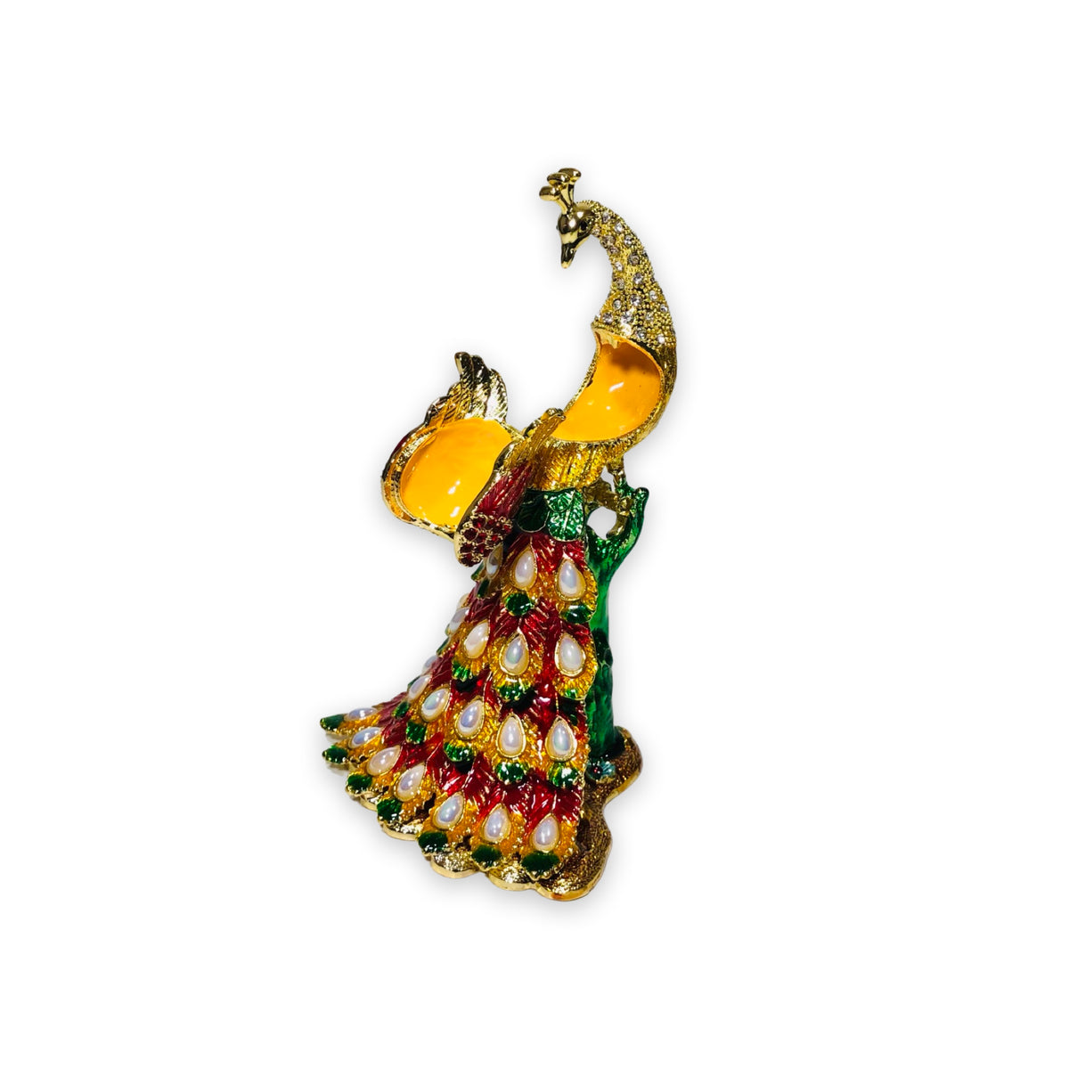 Decorative Traditional Peacock Jewelry Box