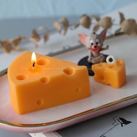 Cheese Shape Candle