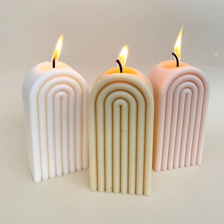 Rainbow Shape Candle