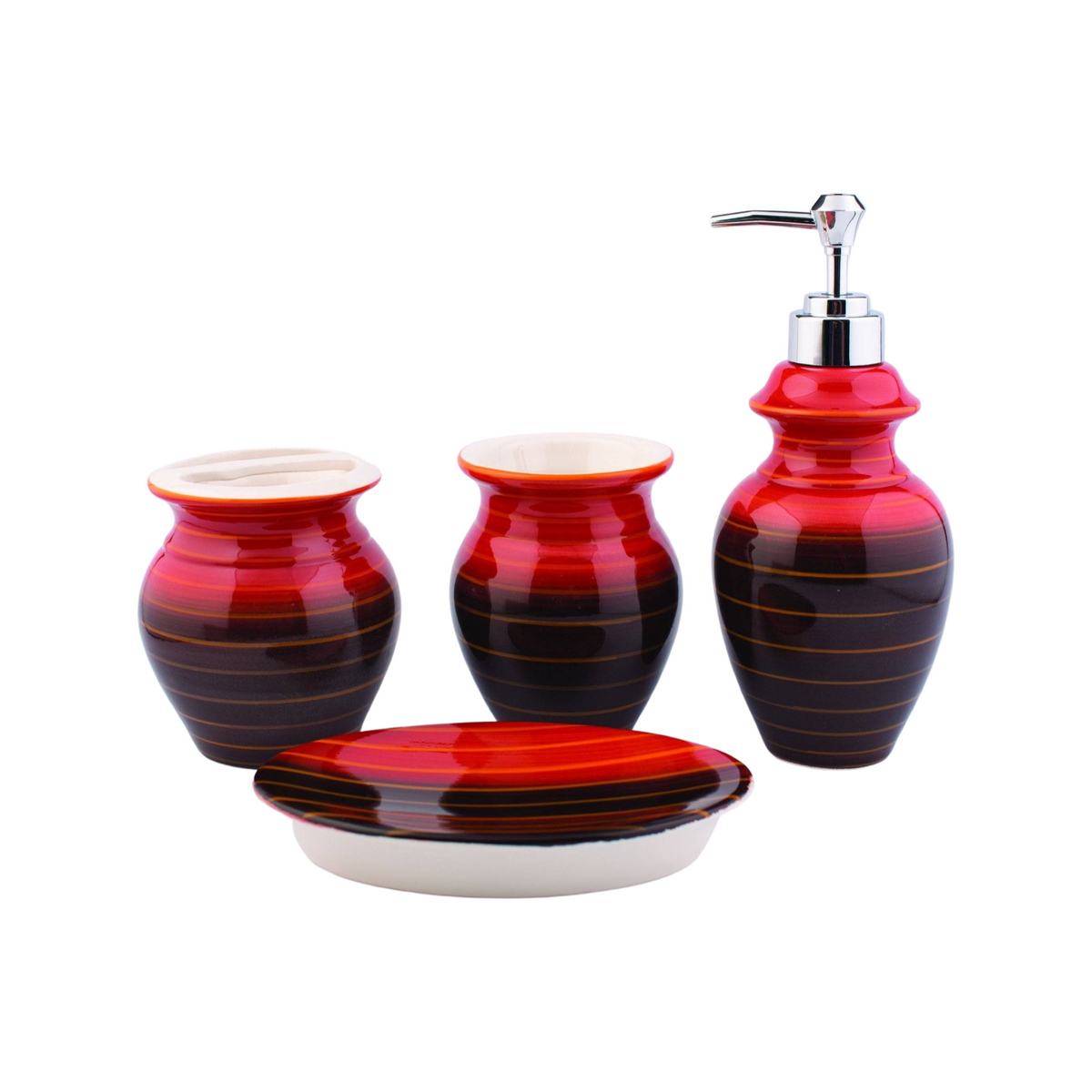 Abstract Design Bathroom Set