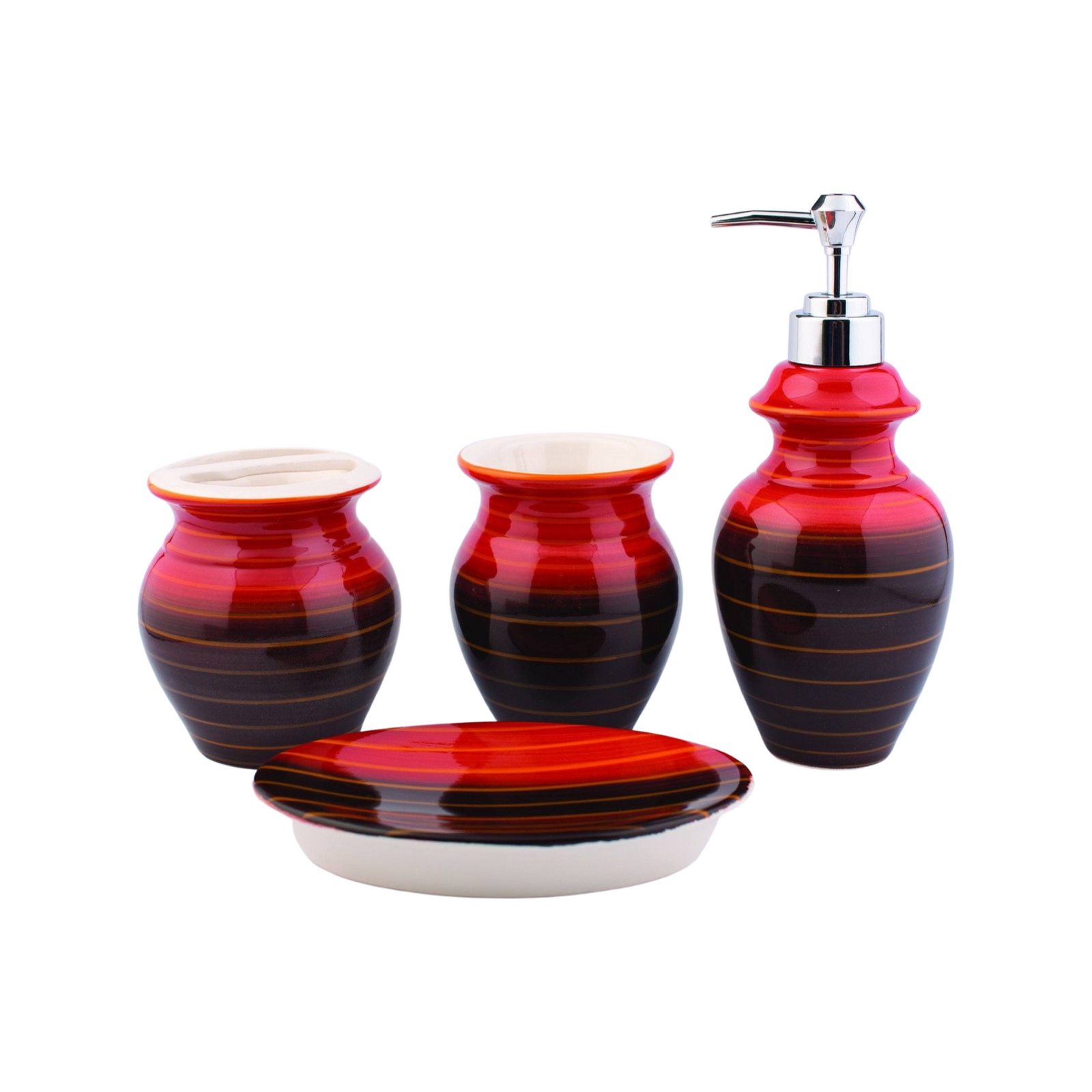 Abstract Design Bathroom Set