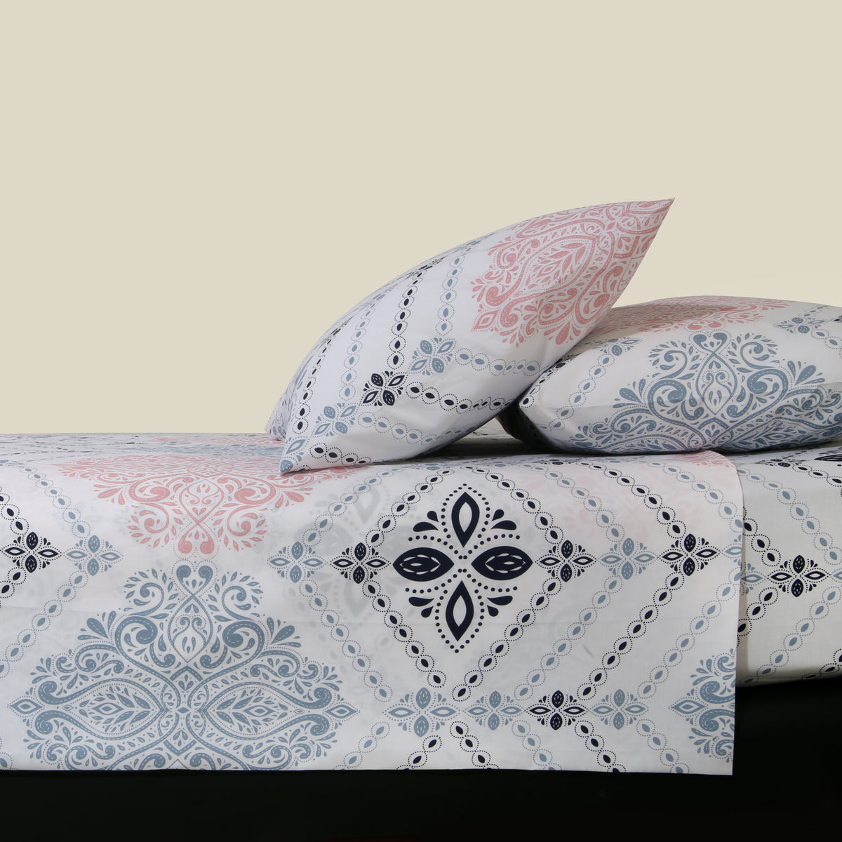 Floral Pattern Percale Bedsheet