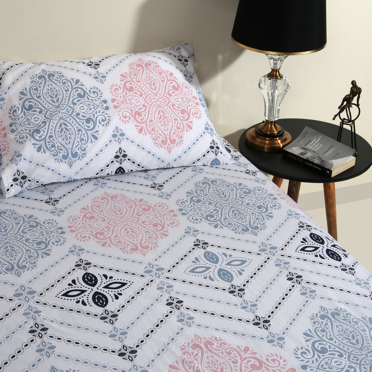 Floral Pattern Percale Bedsheet