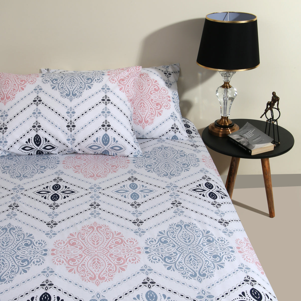 Floral Pattern Percale Bedsheet