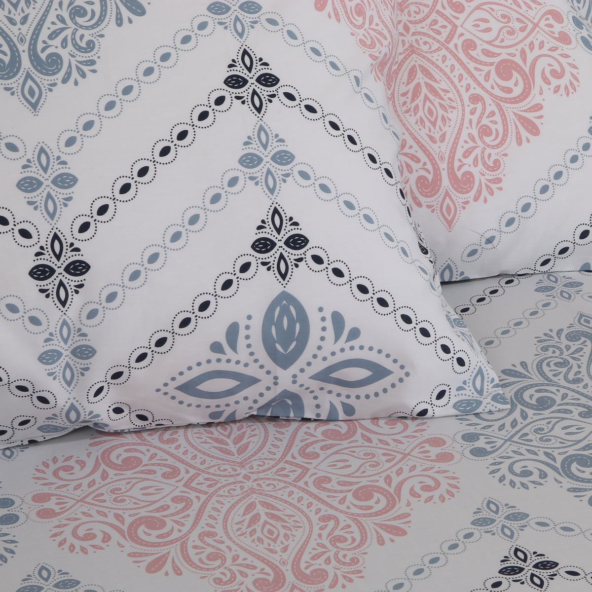 Floral Pattern Percale Bedsheet