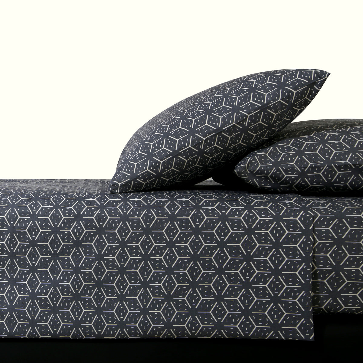 Tri Lines Satin BedSheet