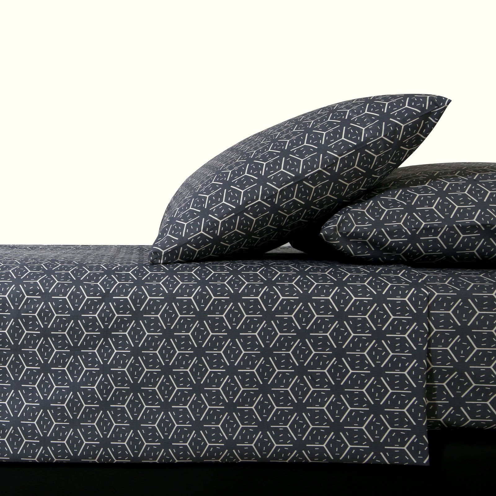 Tri Lines Satin BedSheet