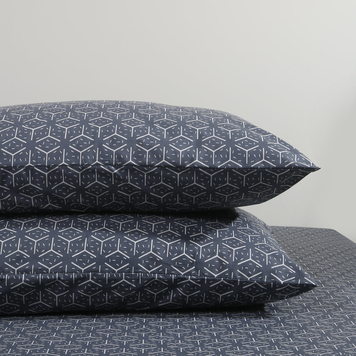 Tri Lines Satin BedSheet