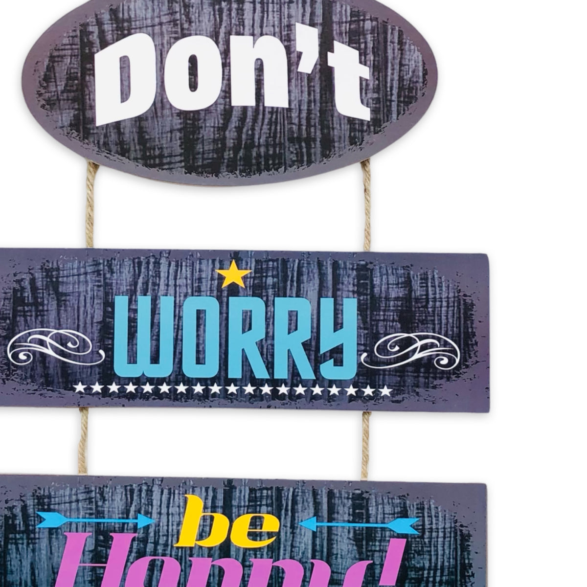 Don't Worry Cluster Wall Quotation