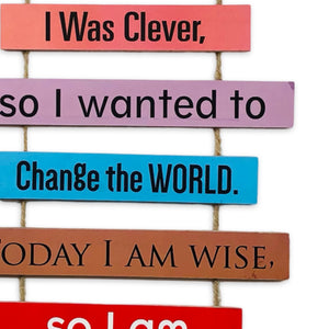 Yesterday Clever Wall Cluster Quotation