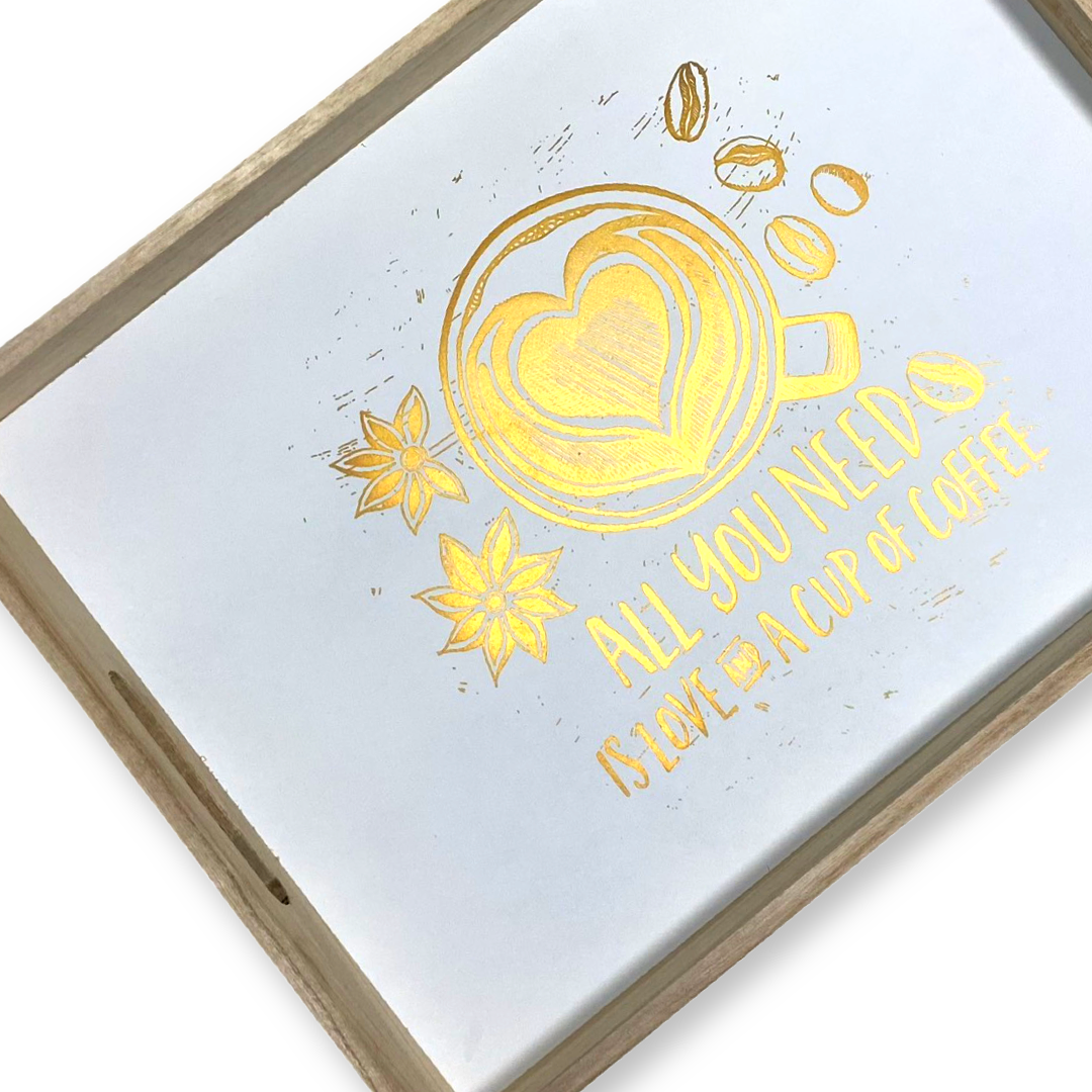 All Need Wooden Tray (Set of 2)