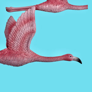 Flying Flamingo For Wall Decor