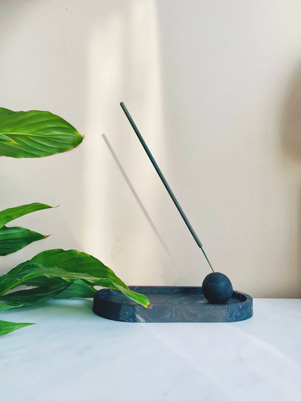 Colorful Concrete Candle Tray Set