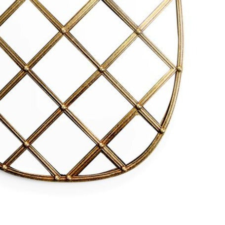 Golden Pineapple Wall Mirror