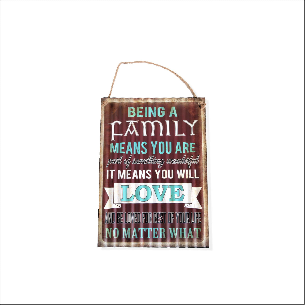 Family Retro Wall Quotation