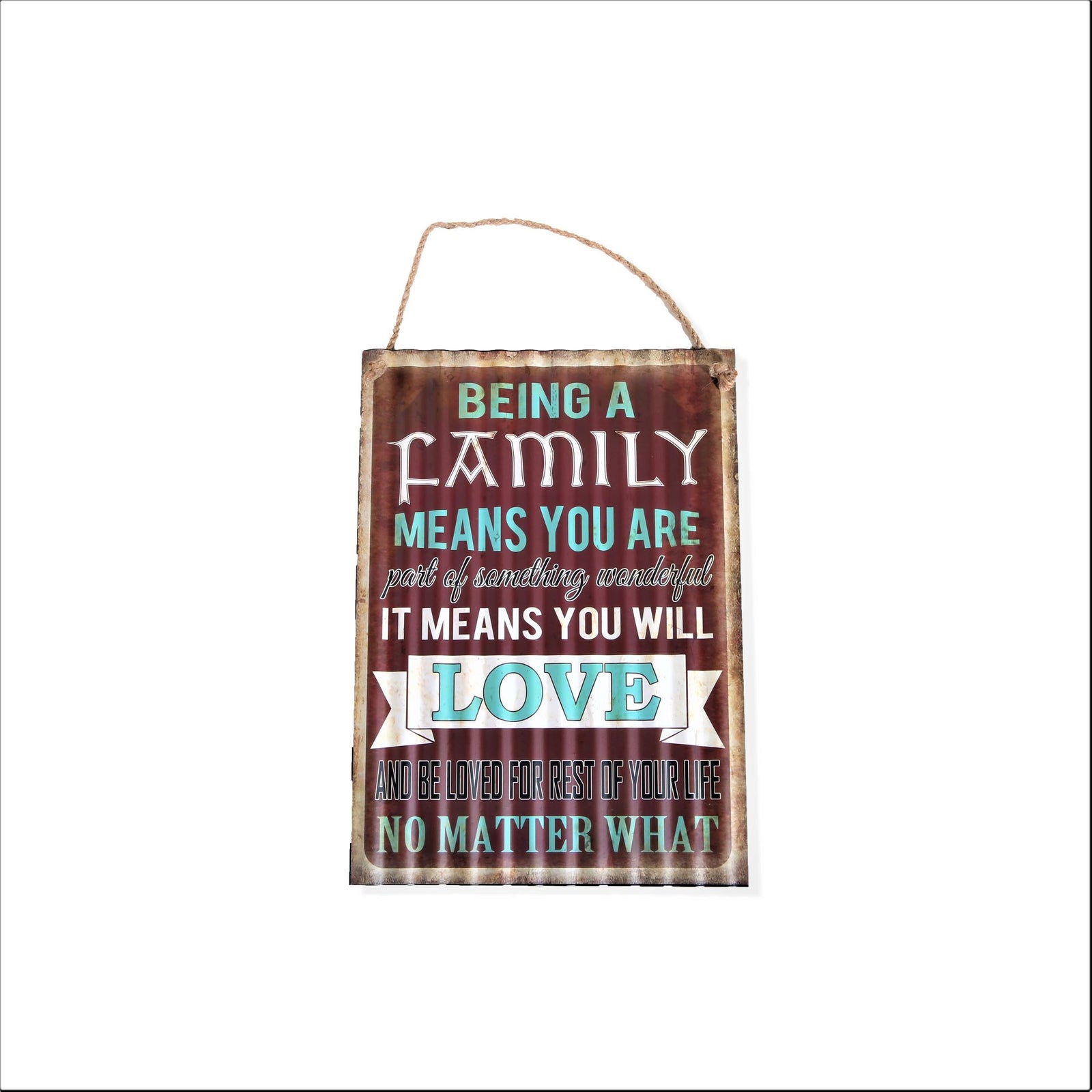 Family Retro Wall Quotation