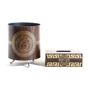 Versace Basket with Tissue Box Set