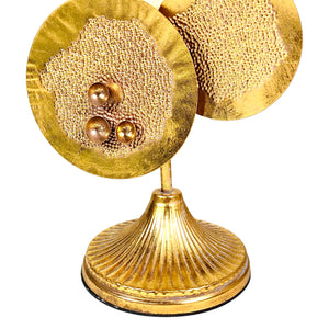 Golden Metal Table decor