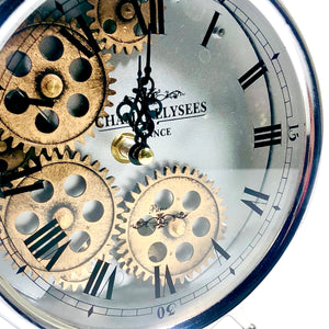 Classic Silver Analog Alarm Clock