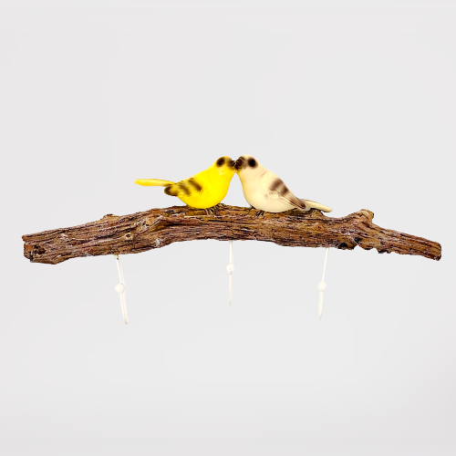 Decorative Sparrow Design Wall Key Holder