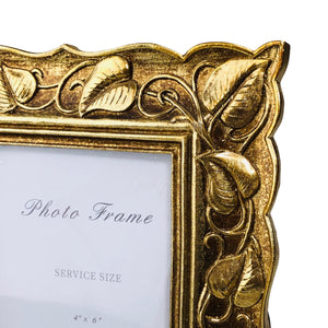 Leafe Golden Photo Frame