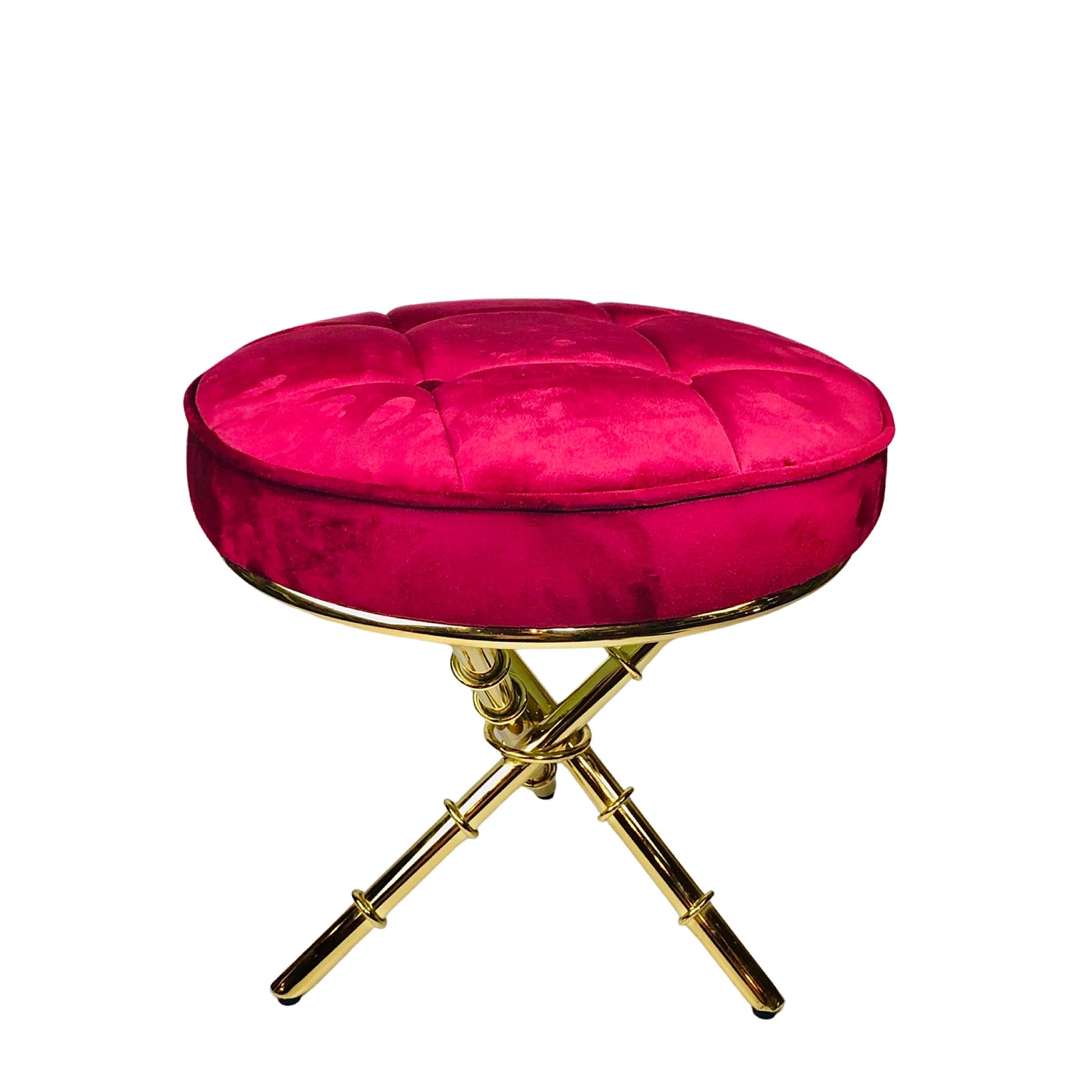 Crompton Ring TriPod Brass Stool