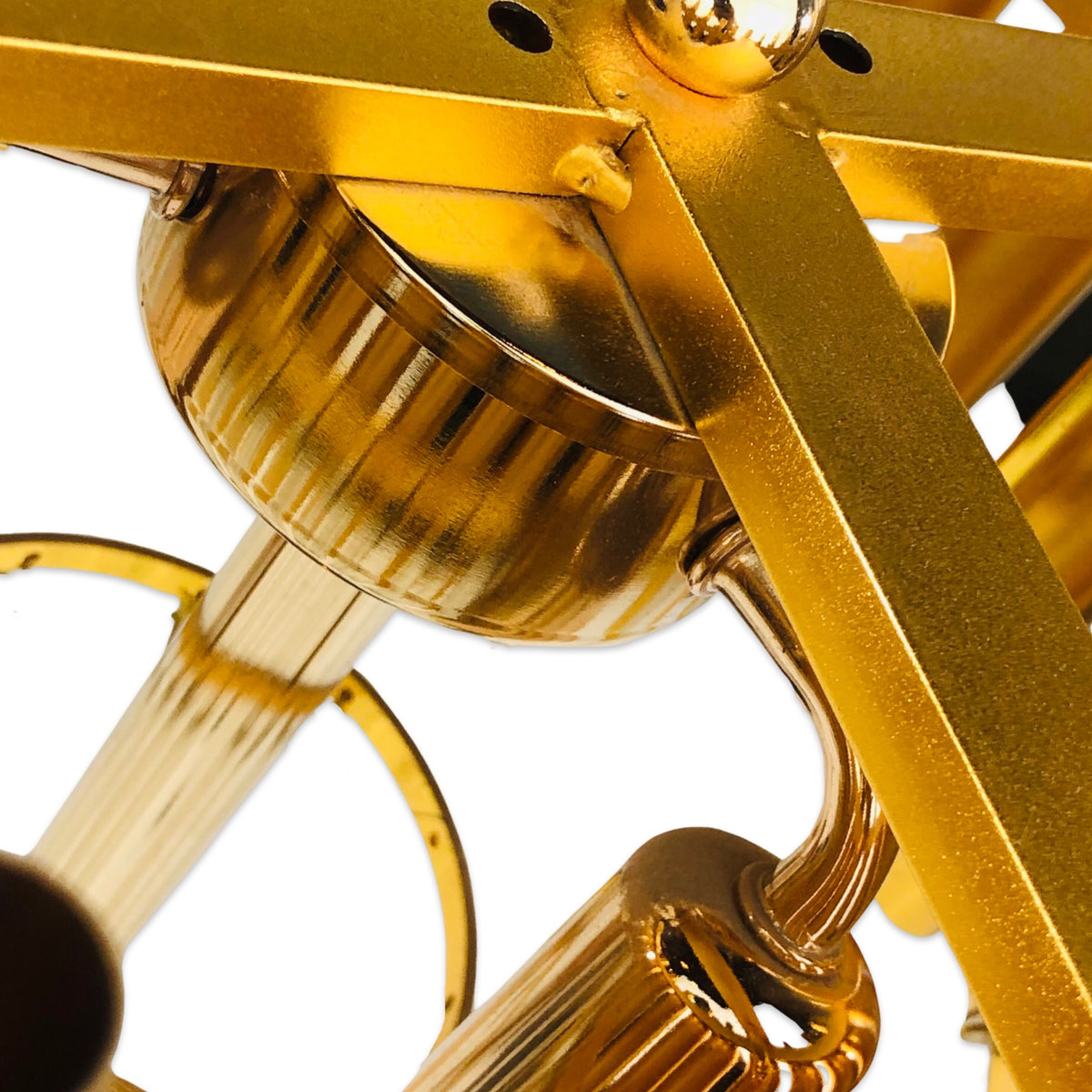 Golden Crystal Bars Table Lamp