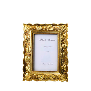 Leafe Golden Photo Frame