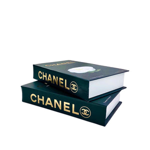 Chanel White Rose Book Design Storage Box - Homsstore