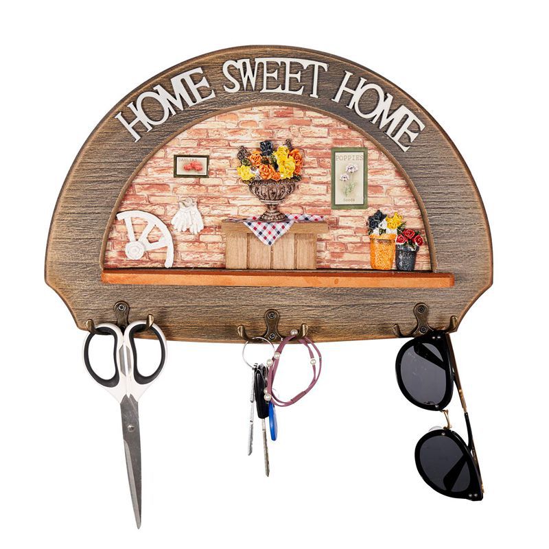 Home Sweet Home Wall Mounted Key Holder
