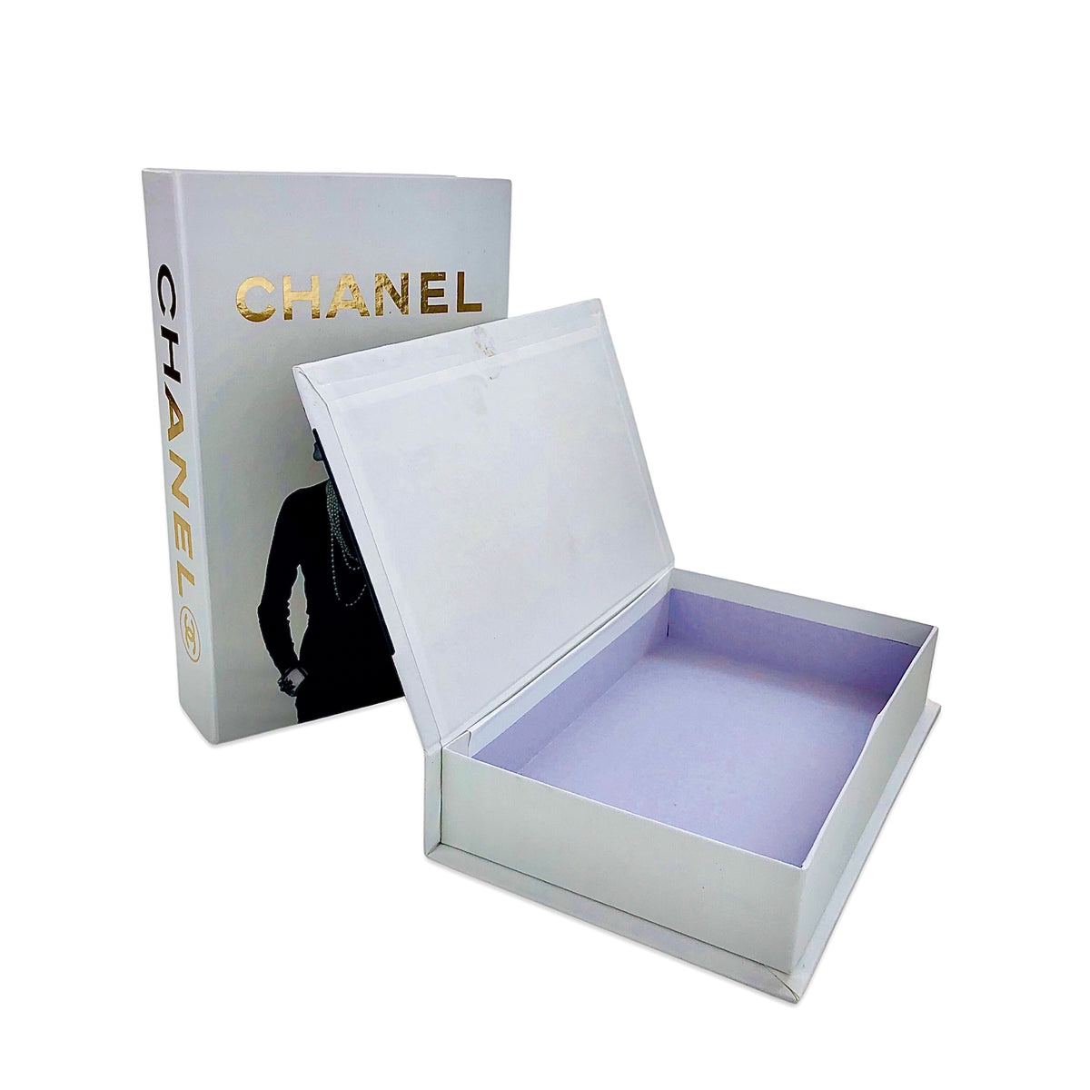 Black Lady Book Design Storage Box