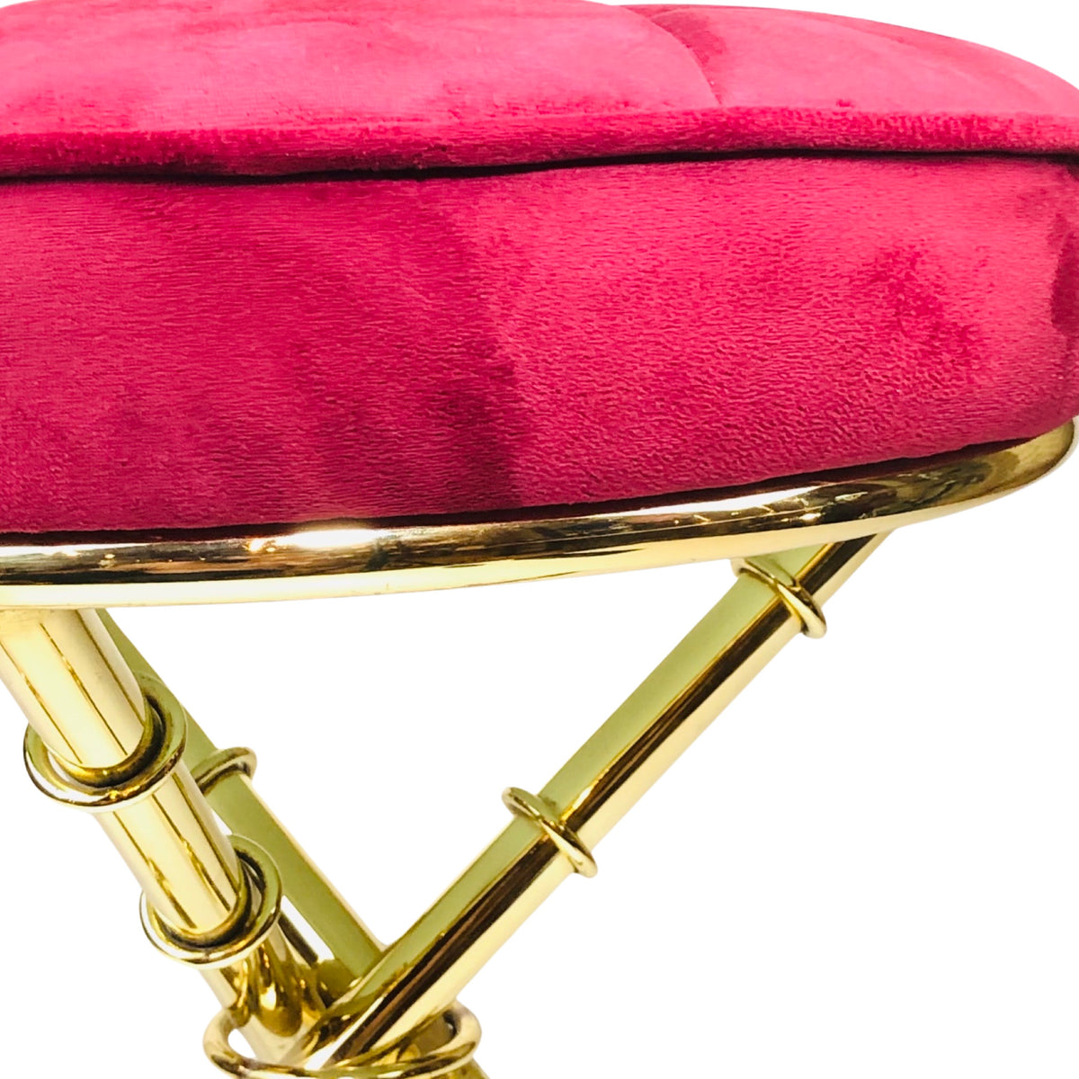 Crompton Ring TriPod Brass Stool