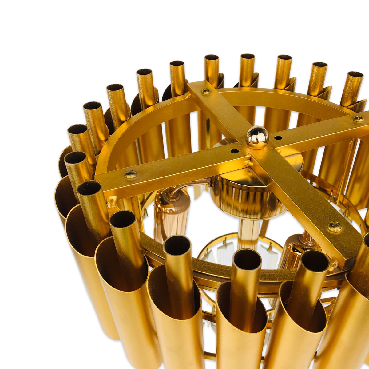 Golden Crystal Bars Table Lamp