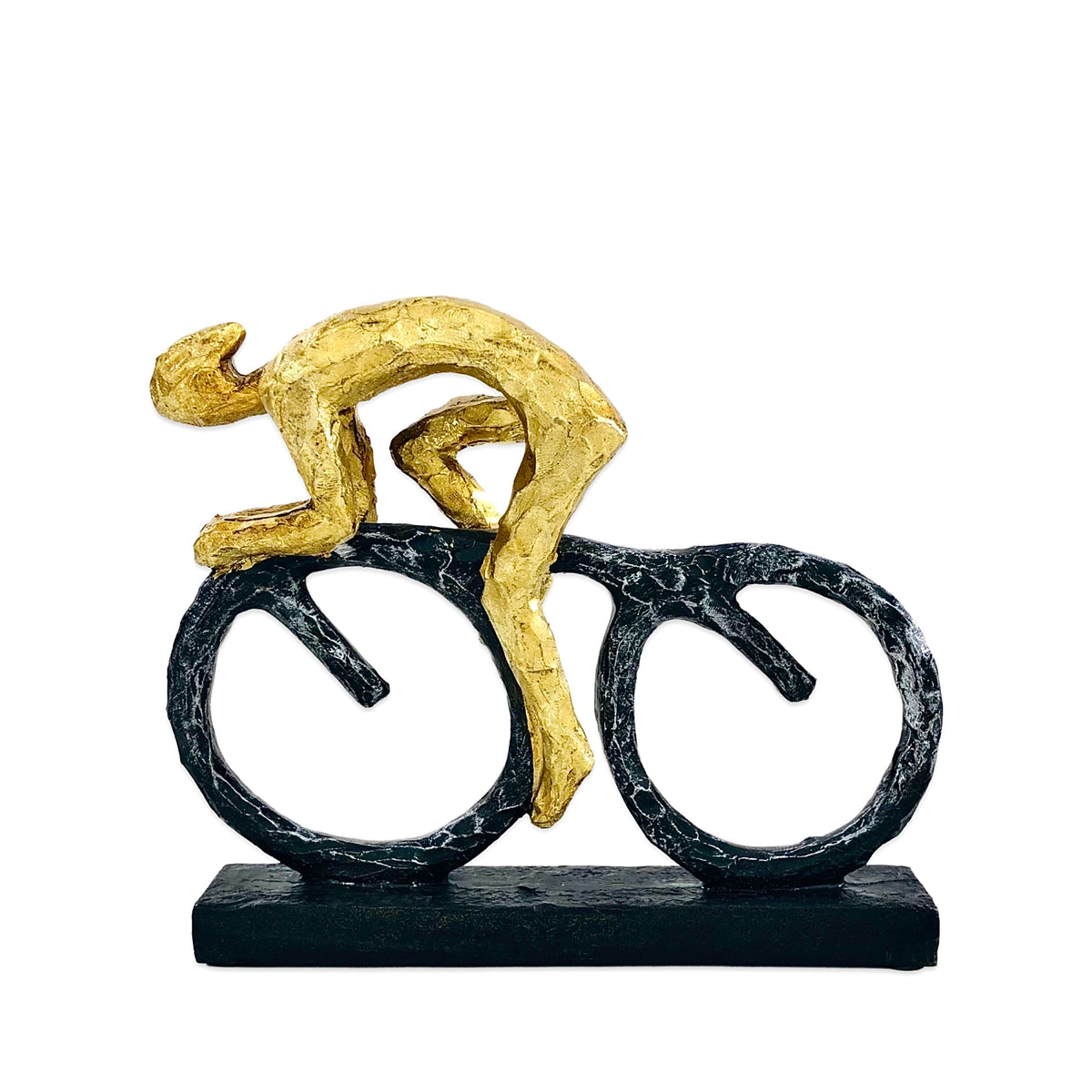 Cycling Gold Men Figures Decor