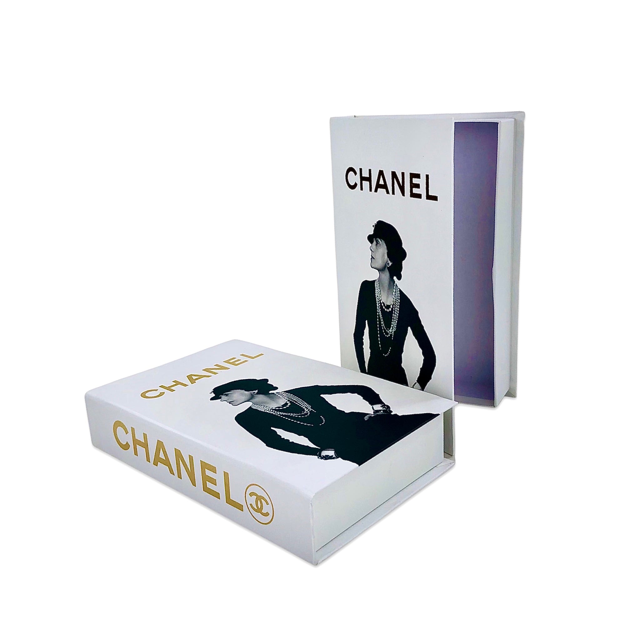 Chanel Black Lady Book Design Storage Box