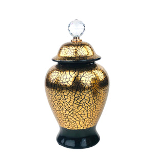 Decorative Black & Gold Vases