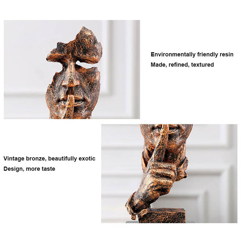 Artalife Modern face Sculpture (Copper)