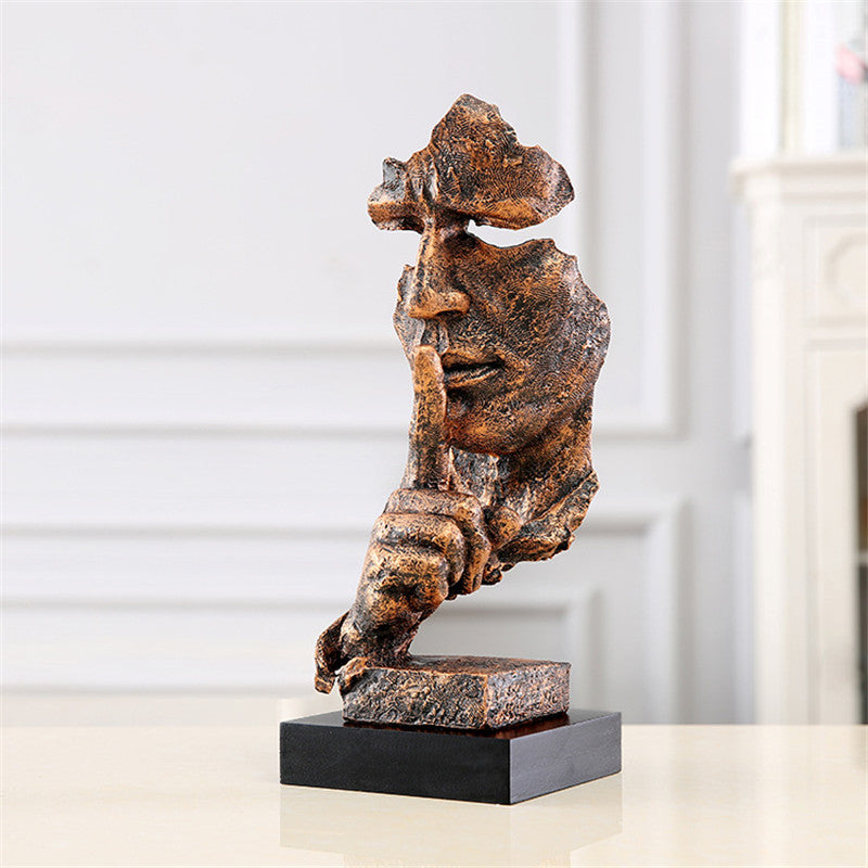 Artalife Modern face Sculpture (Copper)