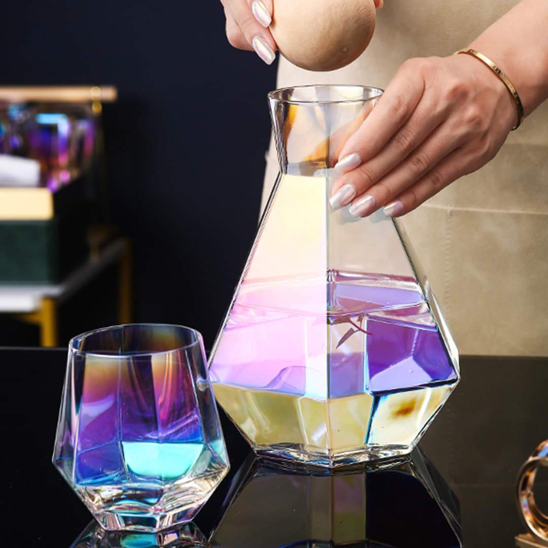 Nordic White Pearl Drinkware Set