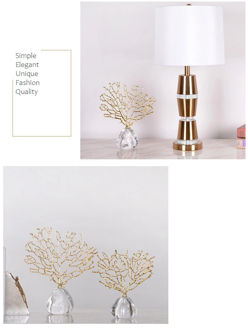 Coral with Crystal Base